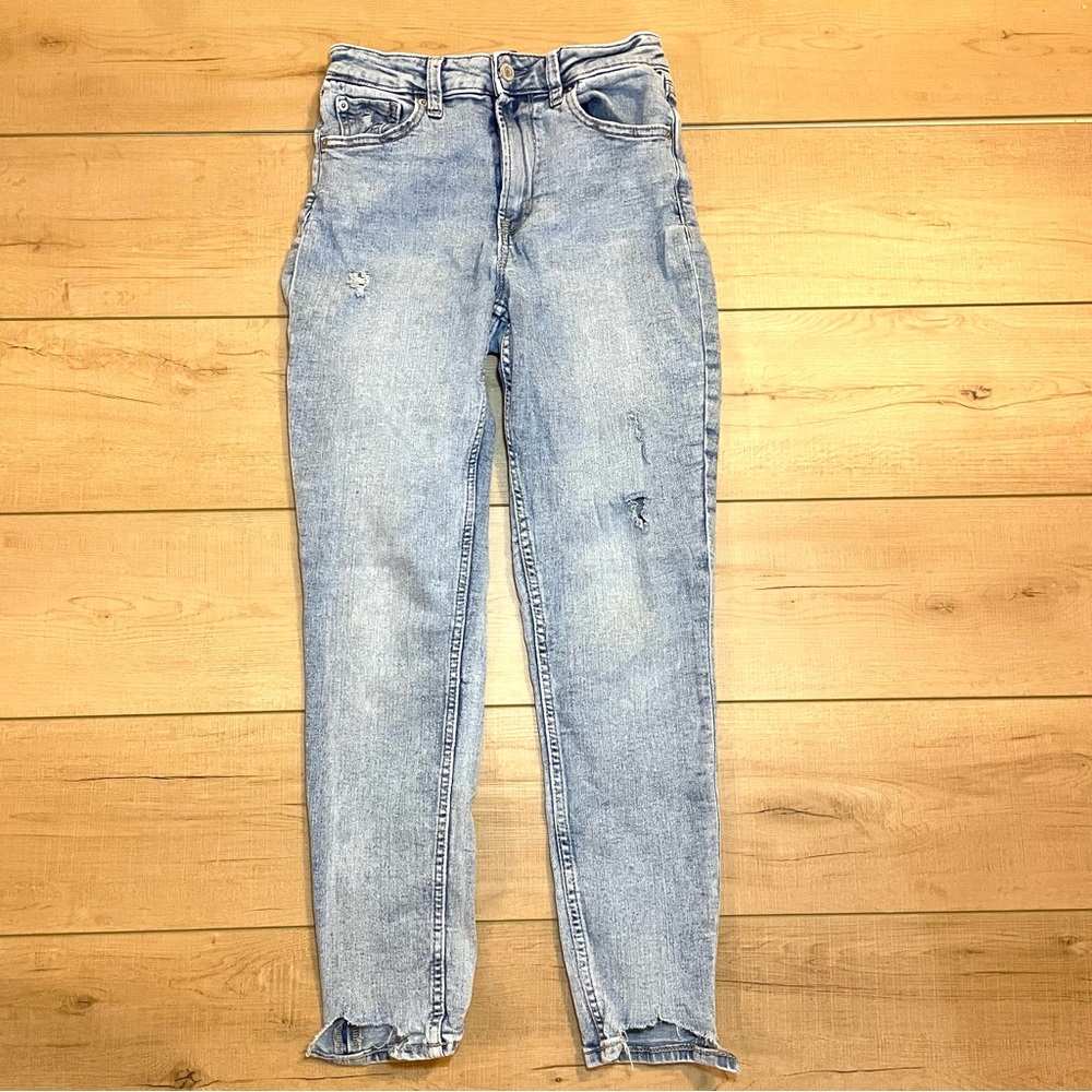 GAP Denim High Rise Universal Legging Light Blue Women's Jeans 4/27 Regular